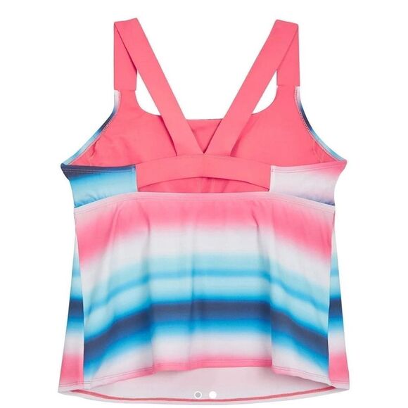 Nike Women's V Back‎ Tankini Top-Size Small - Picture 2 of 7